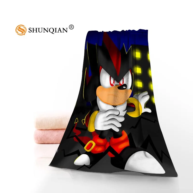 Новые пользовательские Sonic полотенце с ежом печатных хлопок лицо/банные полотенца из микрофибры Ткань для детей Мужчины Женщины полотенце для душа s A8.8 - Цвет: 16
