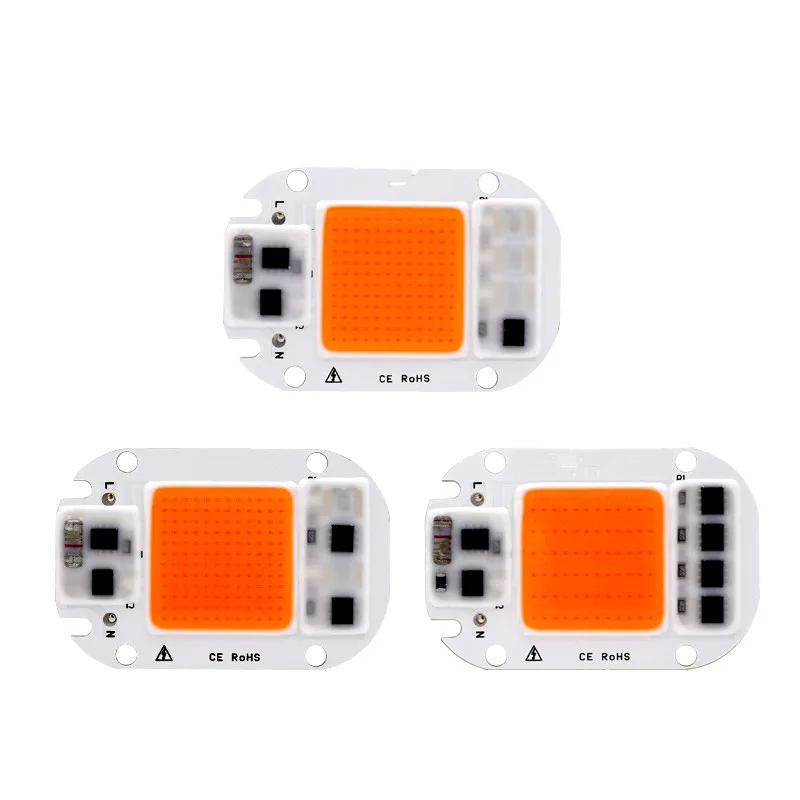 Светодиодный чип COB для выращивания растений полный спектр входное напряжение 220