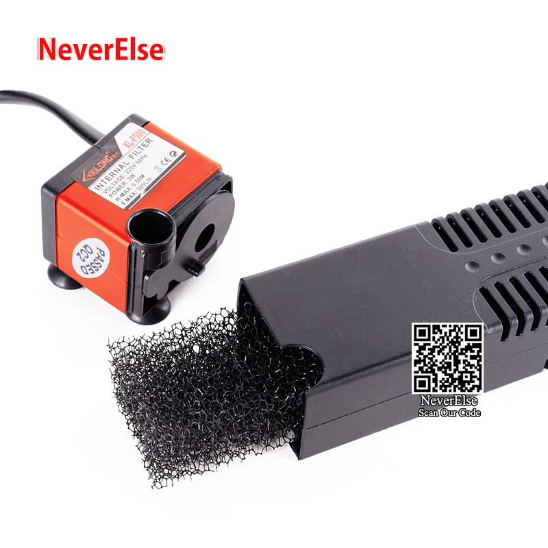 Бесшумный внутренний аквариумный фильтр насос с распылителем дождя для