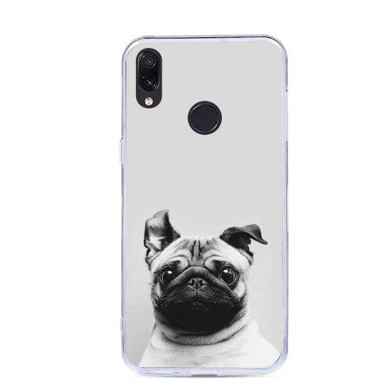 Окрашенный чехол для Xiaomi Redmi Note 7 мягкий силиконовый прозрачный 6 3 дюйма защитные