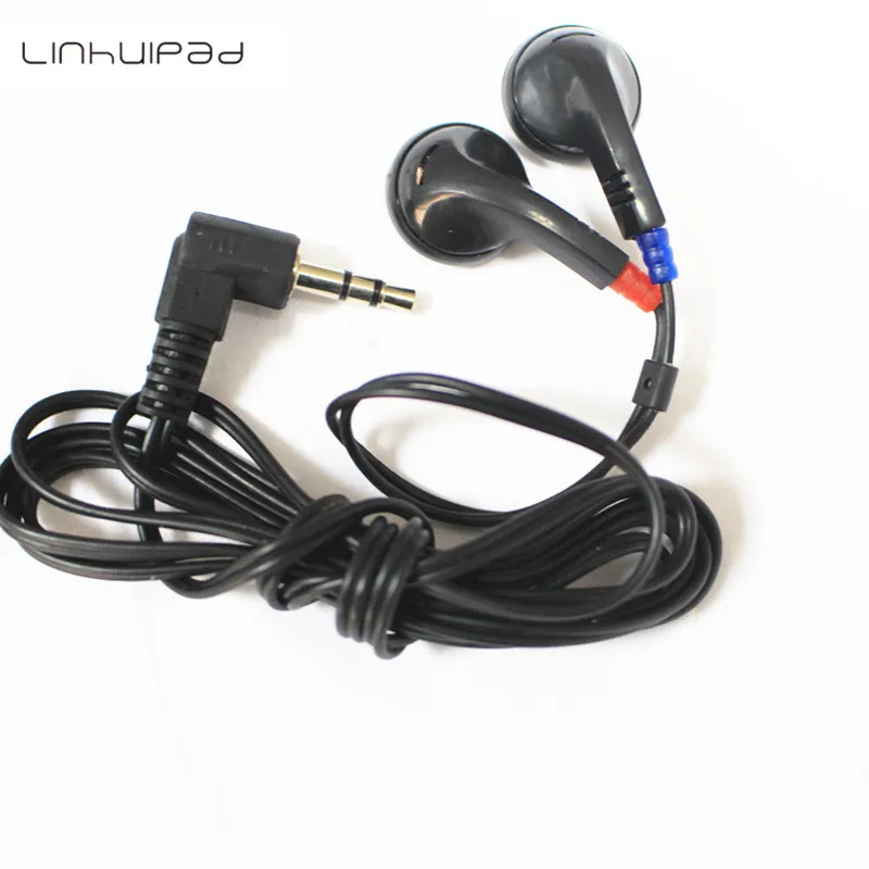 Черный стерео наушники де 05 одноразовые вкладыши гарнитура дешевые для поездок