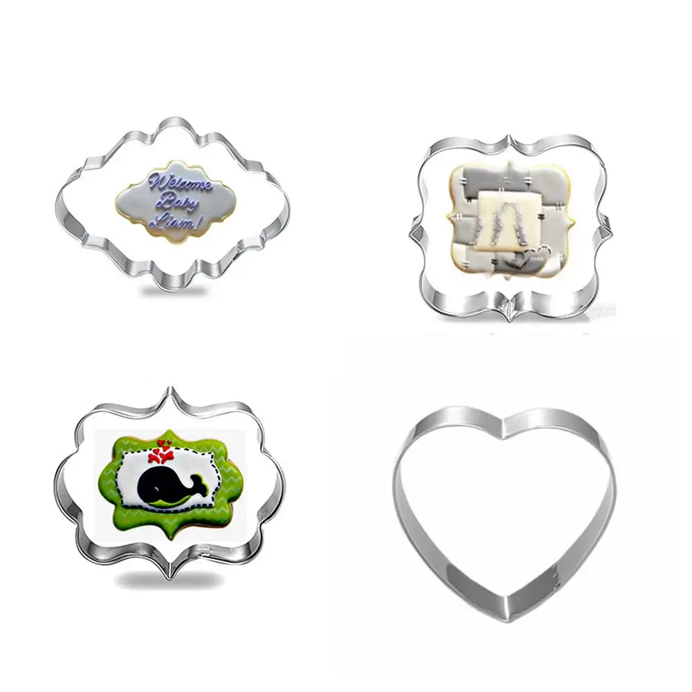 4 шт. кухонные изделия кольцо для салата яйцо печенье резак инструменты