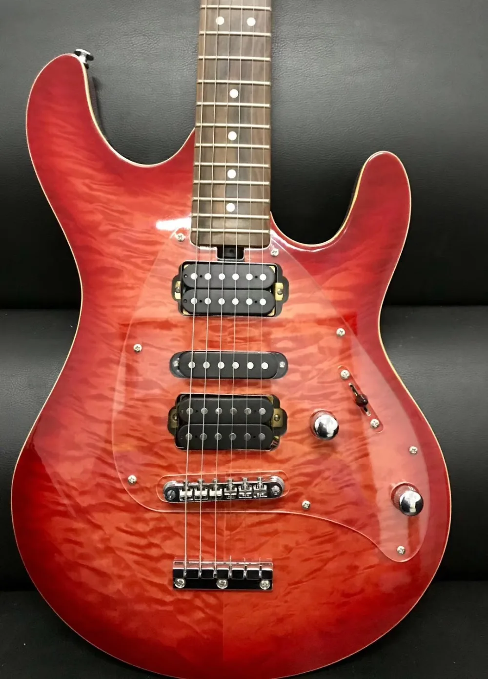 Новинка+ фабрика+ красный Steve Morse signature music man SM-Y2D электрогитара ernie ball music man Y2D гитара