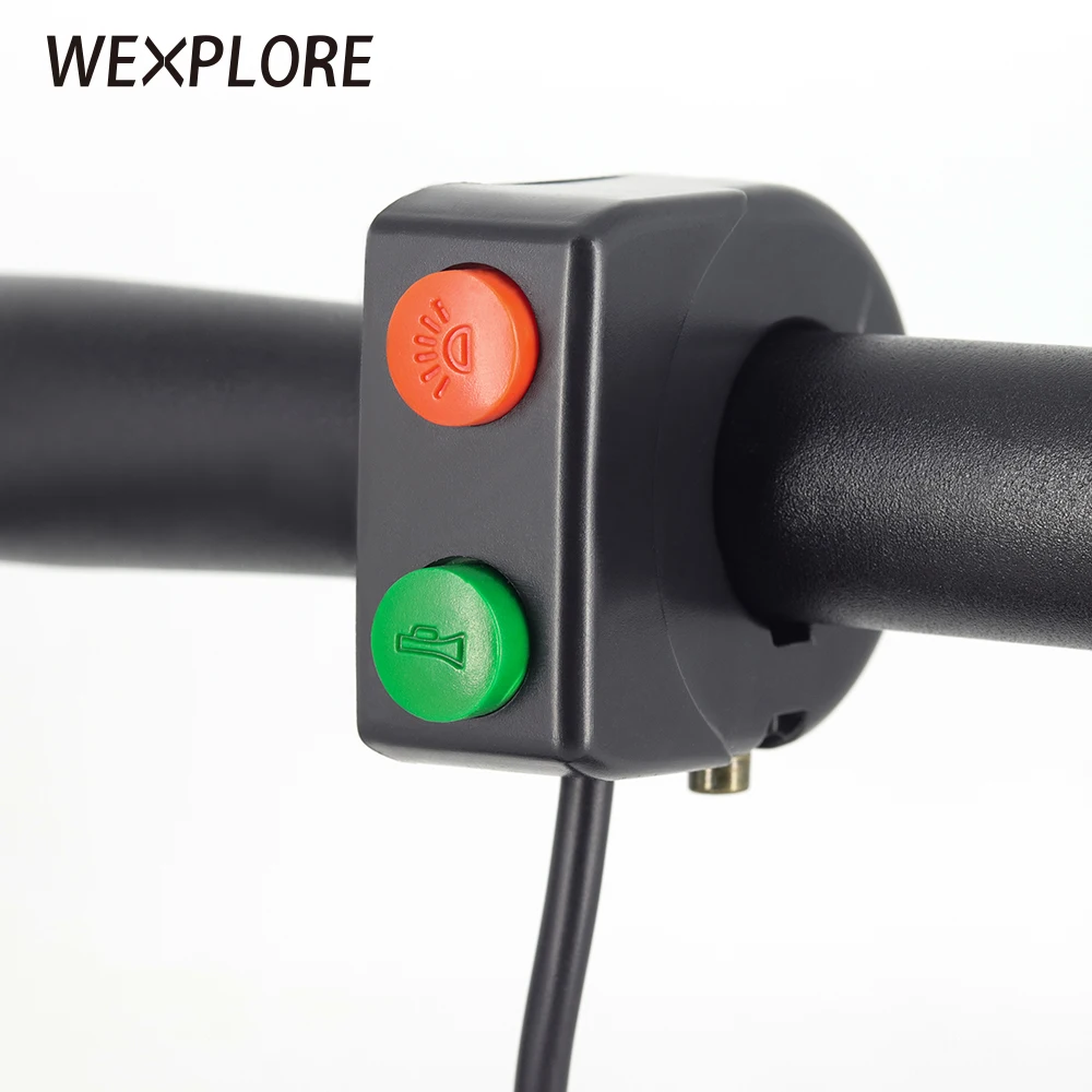 ebike switch for controller ebike headlights/taillights and horns for 12V 24V 36V 48V bafang led light e scooter accessories