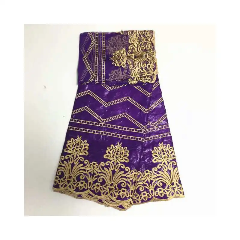 

Royal Blue Bazin Riche Getzner With Beads Bazin Riche 5+2Yards Tulle Lace High Quality Bazin Riche Fabric For Sewing