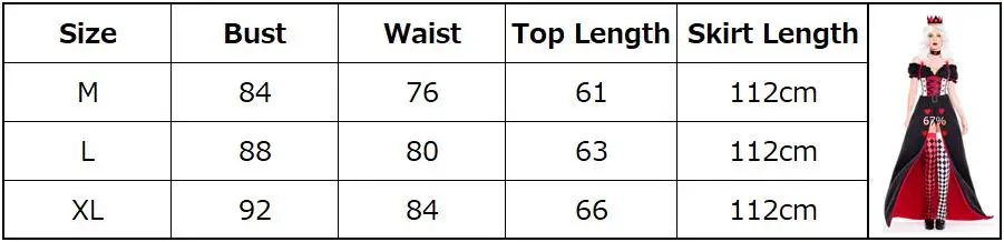 Сексуальный костюм королевы покера сердца Хэллоуин Карнавал косплей