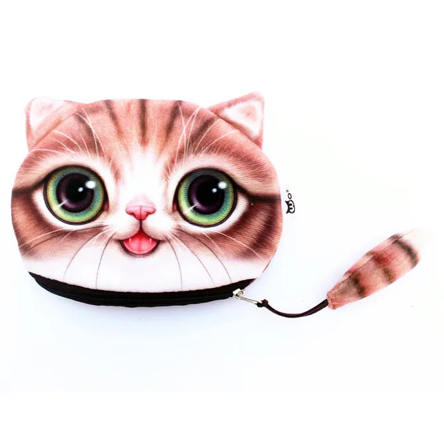12 11,11 3D Забавный чехол-карандаш с котом, Полиэстеровые Пеналы, сумки Kawaii для мальчиков и девочек, вместительные школьные принадлежности, канцелярские принадлежности, косметичка, новинка - Цвет: 12
