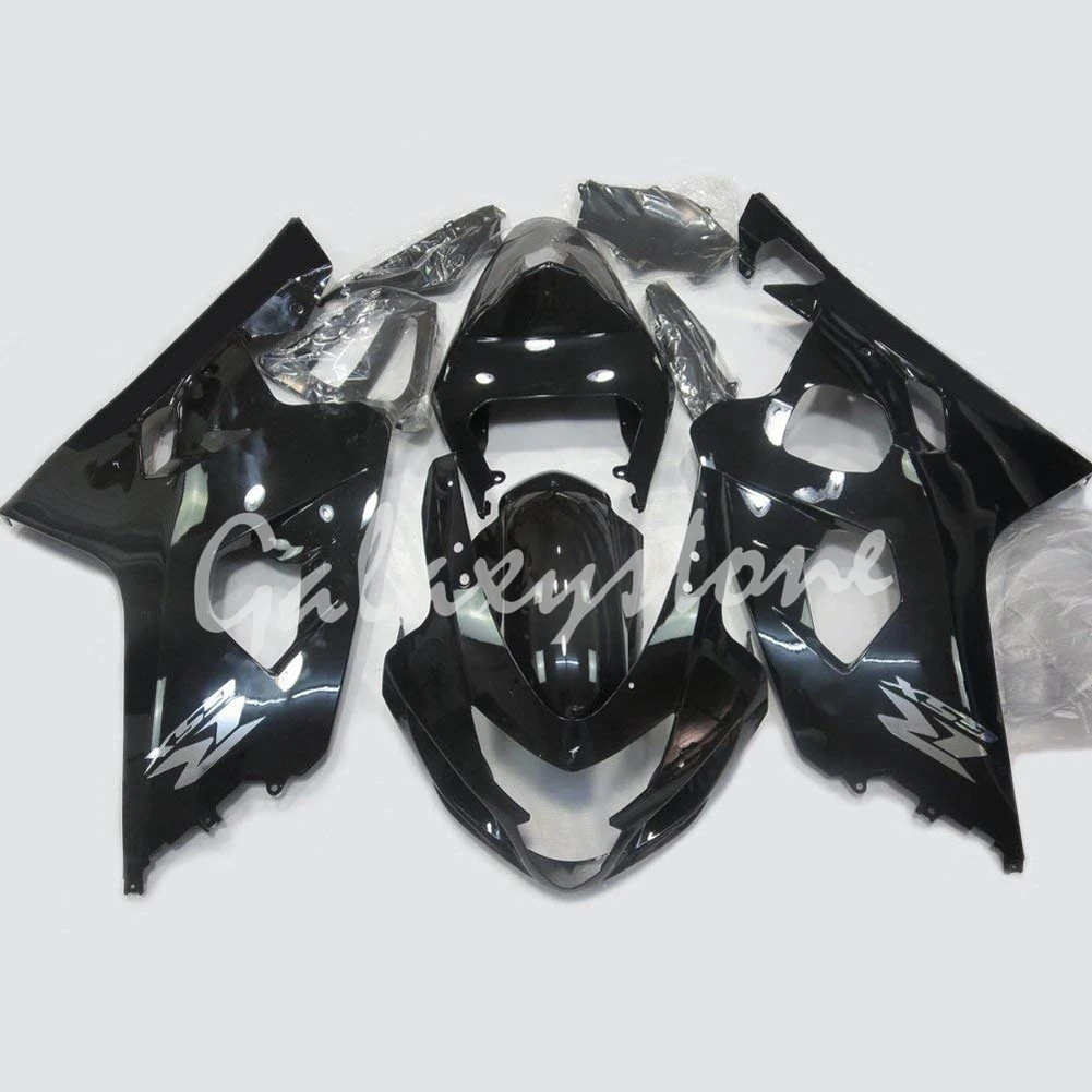 ABS литья под давлением черный цвет с графическим обтекатель комплект для Suzuki gsx-r