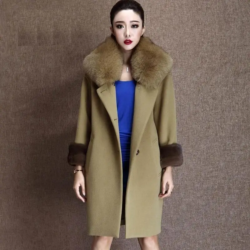 Манто одежда Casaco Chaqueta Dames Jassen Abrigo Mujer для женщин осень Hiver зима Tallas Grandes Рок шерсть