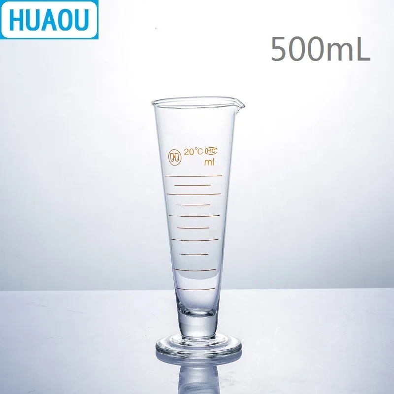 HUAOU 500 мл выпускные короткие линии с носиком измерительный стакан цилиндр