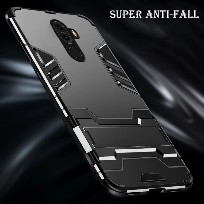 Защитный чехол для pocophone F1 противоударный силиконовая Мягкая задняя крышка из