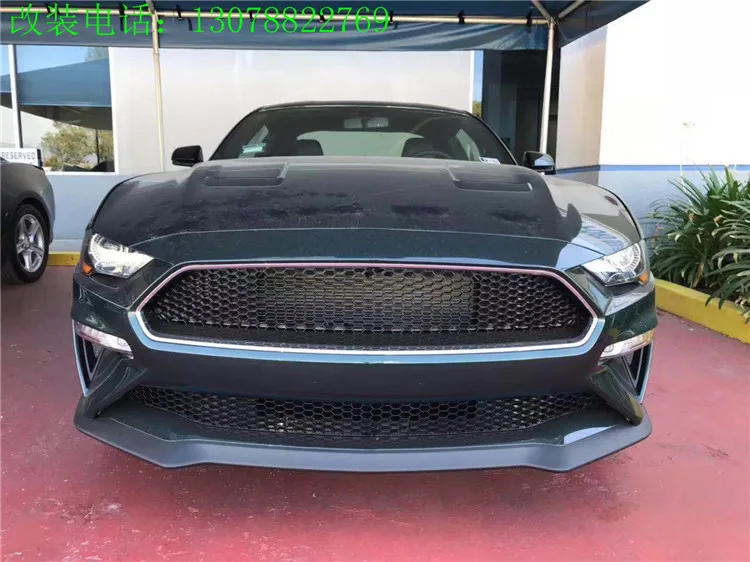 Подходит для FORD MUSTANG Bullitt решетка гриля из углеродного волокна