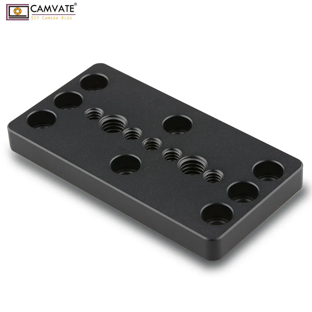 CAMVATE Универсальный Сырная Тарелка/Штатив Монтажная пластина с 1/4 &quotи 3/8&quot