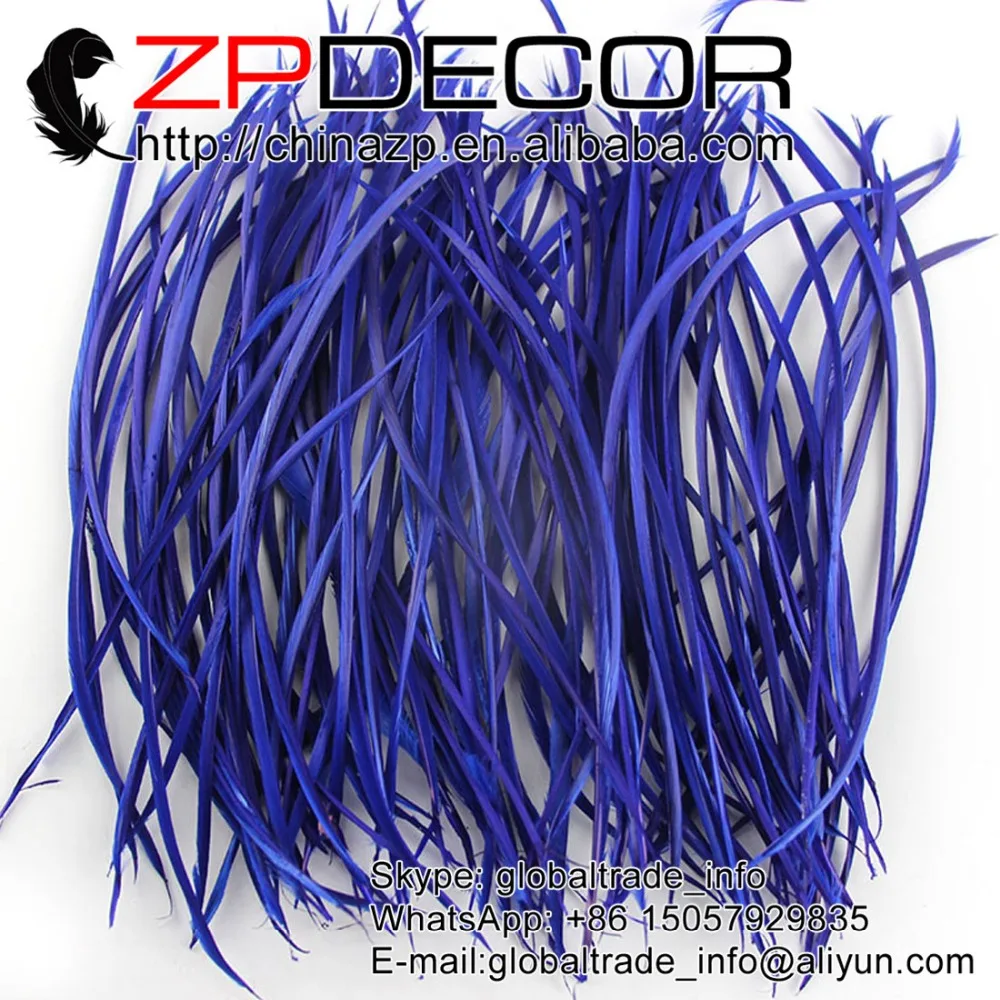 ZPDECOR 100 шт./лот 20-25 см (8-10 дюймов) Премиум Королевский синий окрашенные гусиные