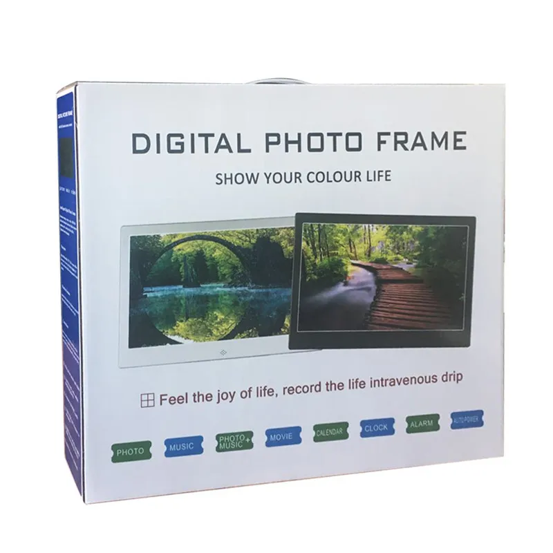 Tycipy 1" Цифровая фоторамка HD lcd электронный 1280*800 светодиодный экран фоторамка с пультом дистанционного управления для музыки Mp3 видео Mp4