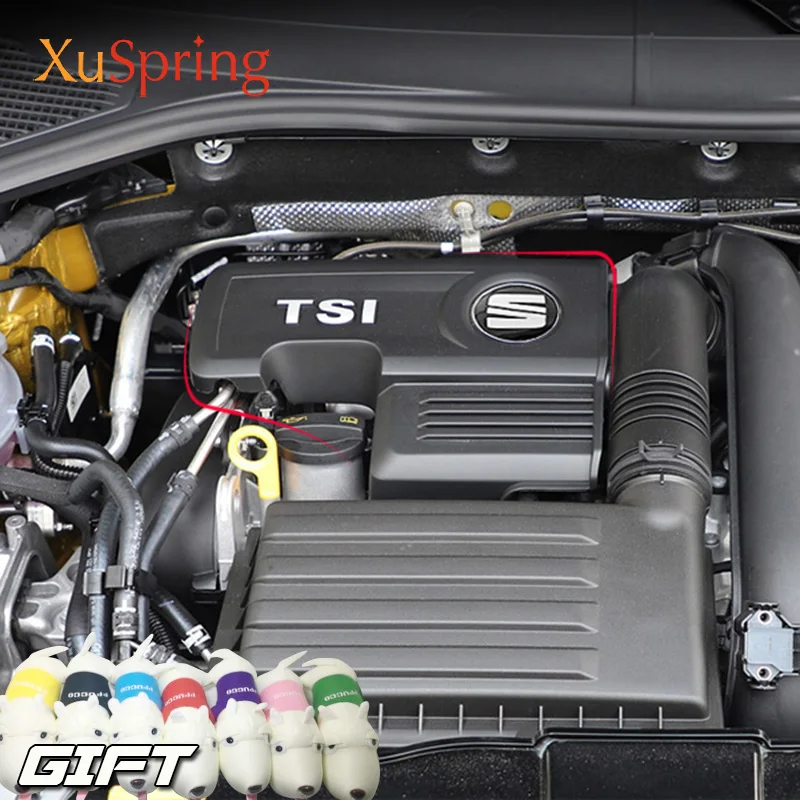 Для Seat Ateca Leon FR Toledo 1,4 T EA211 защитный чехол для двигателя крышка капота 04E103925H 04E103932D автомобильные аксессуары-Стайлинг