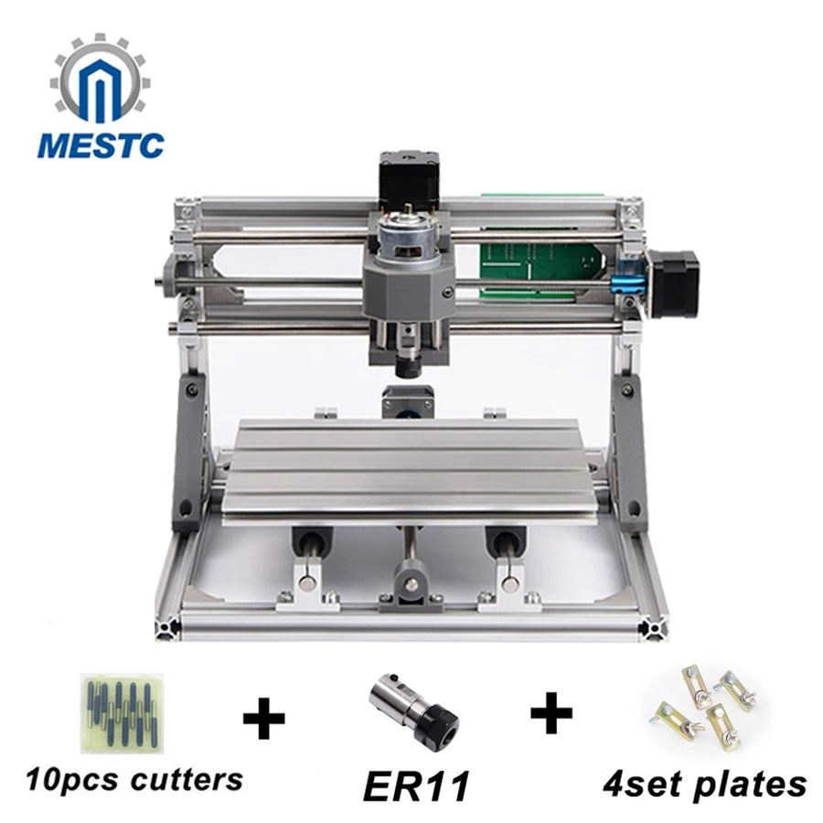 Cnc 2418 с ER11 гравировальный станок ЧПУ Pcb фрезерный резьба по дереву машины мини cnc2418