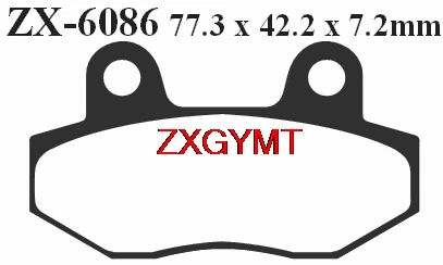 Набор спеченных дисковых тормозных колодок для MASH 250 Cafe Racer 2014-2016 передние и