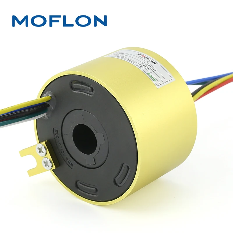 Moflon MT1256-P0610 через отверстие промышленное электрическое скользящее кольцо с 6* 10A