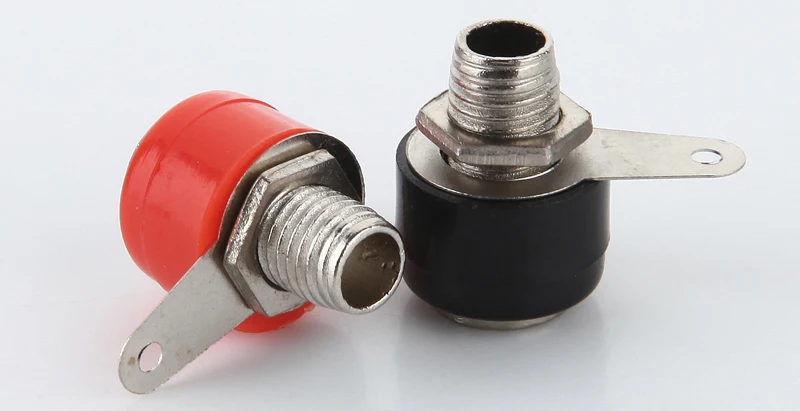 1 шт. 4 мм 19A медный банановый панельный штекер связывающий столб аудио адаптер