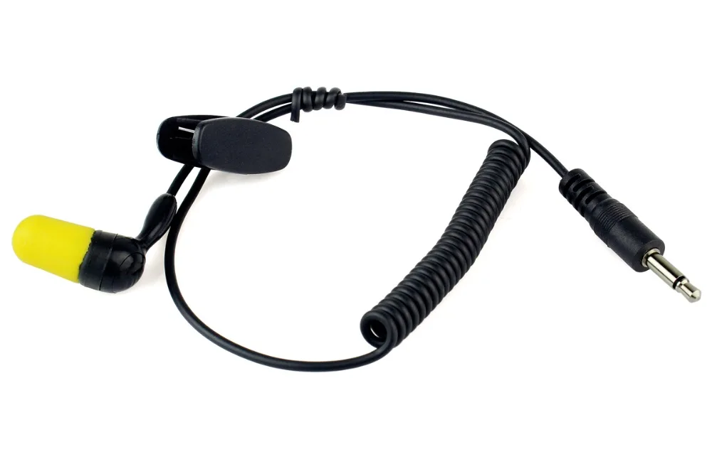 Spring Line Listen Only Receive Earpiece 3.5mm Mono Jack Unilateral Headset HT1000 HT1250 XTS5000 Straight | Спорт и развлечения