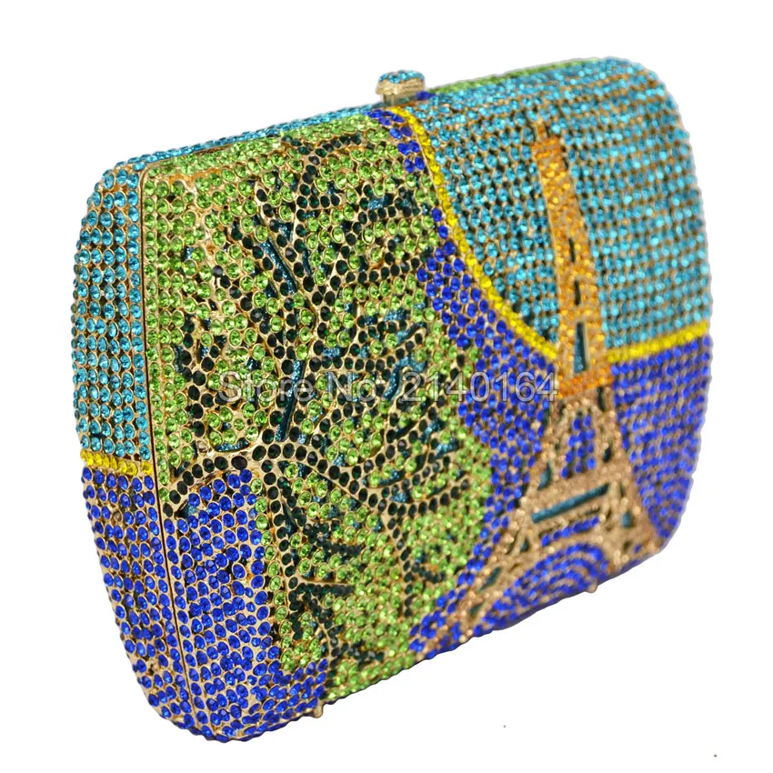 Элегантная ценная Роскошная вечерняя сумочка с кристаллами и стразами для