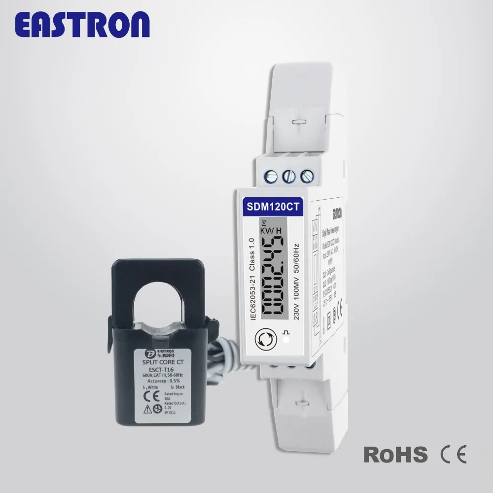 SDM120CT MV + TU24 0 1 A/230V CT фазный 2 проводной V RS485 Modbus измерительный кВтч kvarh Hz измеритель