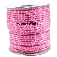 3 5mm roesowhite korea polyester core waxed wax cord string thread50ydsjewelry findings accessories bracelet necklace rope