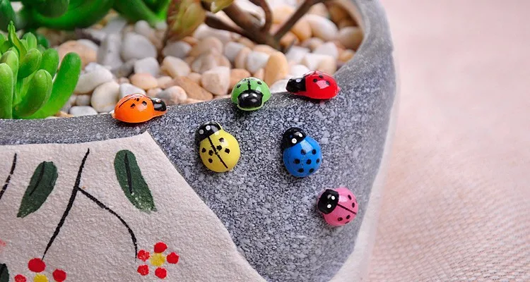 Леди Багз насекомые битл Фея Сад миниатюрные гномы моховые террариумы изделия из