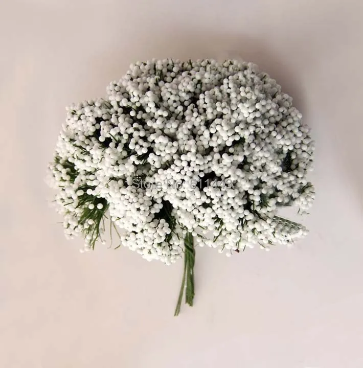 144 шт. искусственный Скрапбукинг пена порей цветы для волос свадебный венок