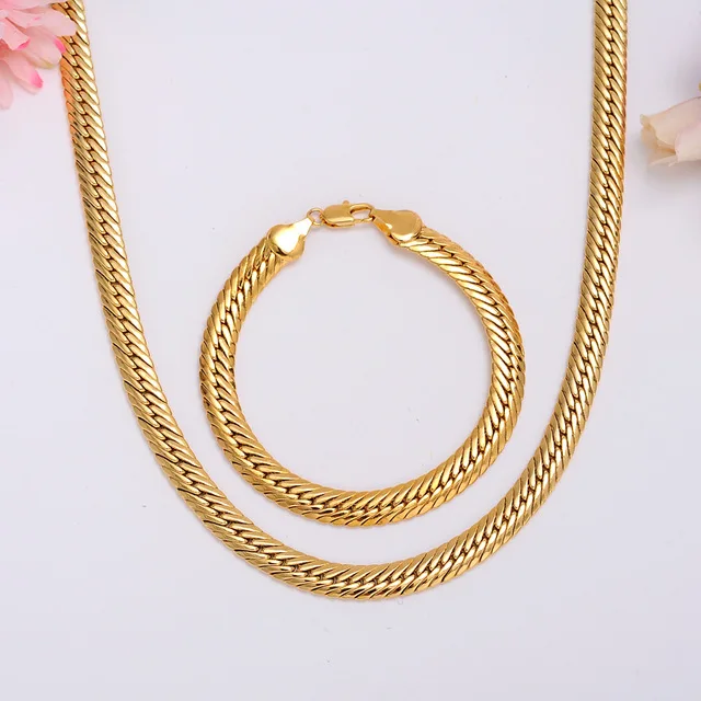 Золото Аутентичные 18 К SOLID GOLD FINISH Мужская КУБИНСКИЙ звено цепи цепочки и ожерелья