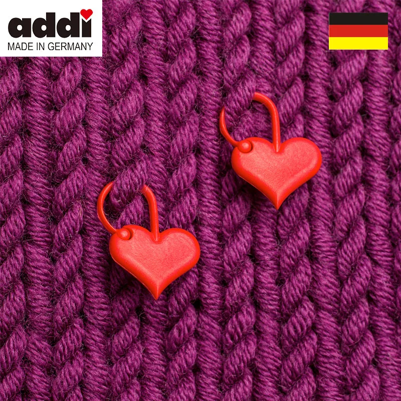 Маркеры Addi 407 0 с красным сердцем|Швейные инструменты и аксессуары| |