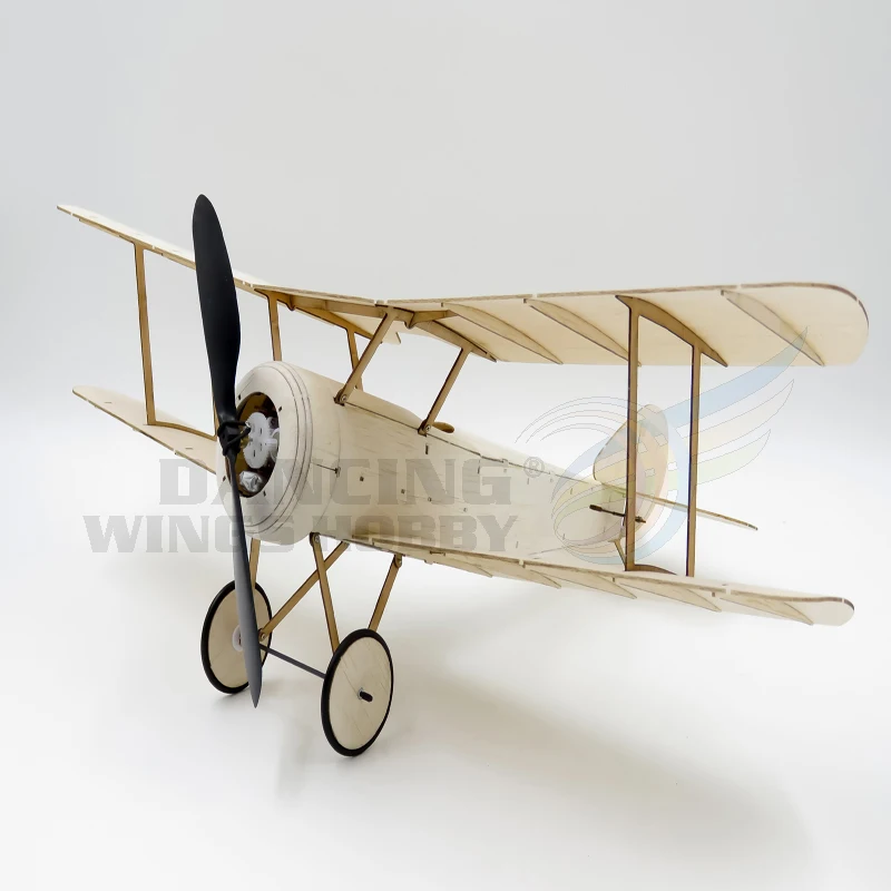 Sopwith Pup RC самолет пробкового дерева 378 мм Warbird Самолет комплект с бесщеточной системой питания Aeromodelling Kit K6