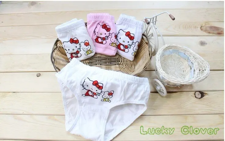 FreeShipping 12pcs/lot KD-007-13 Wholesale:Hello Kitty Lycra cotton girl underwear/children underwear/girls underpants/kid brief | Мать и