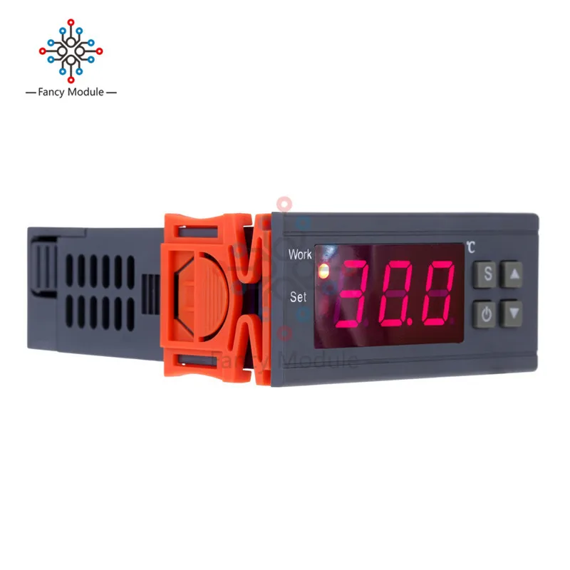 Цифровой регулятор температуры MH1210W 90 250V 10A 220V термостата с датчиком 50 ~ 110C