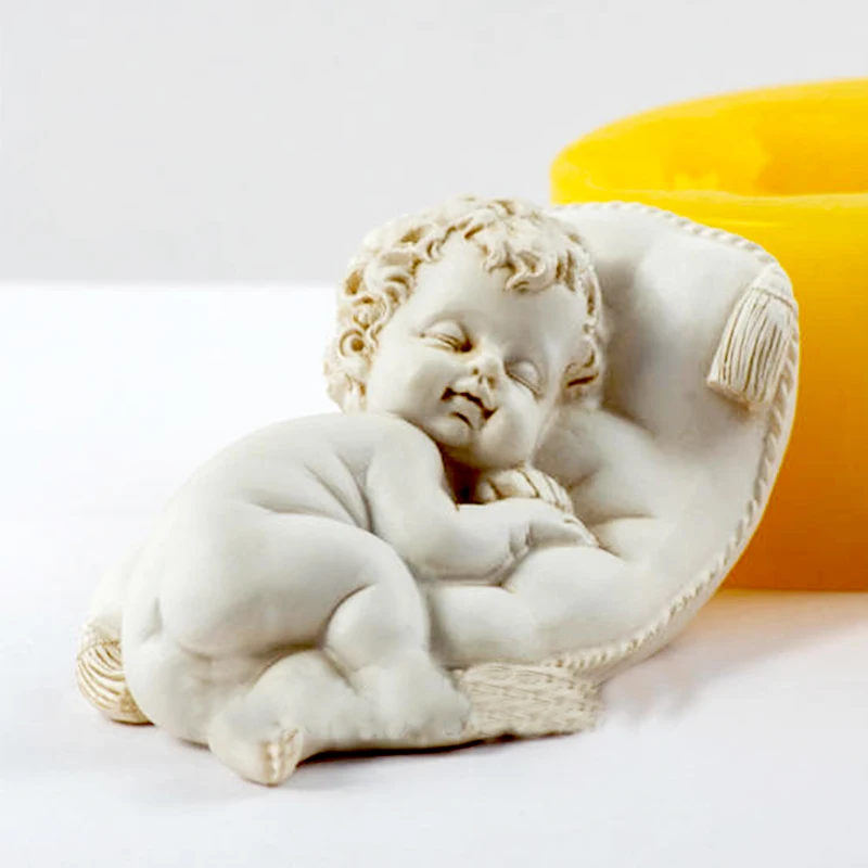 Форма в виде ангелов детские формы для пищевого класса форма мыла силиконовые