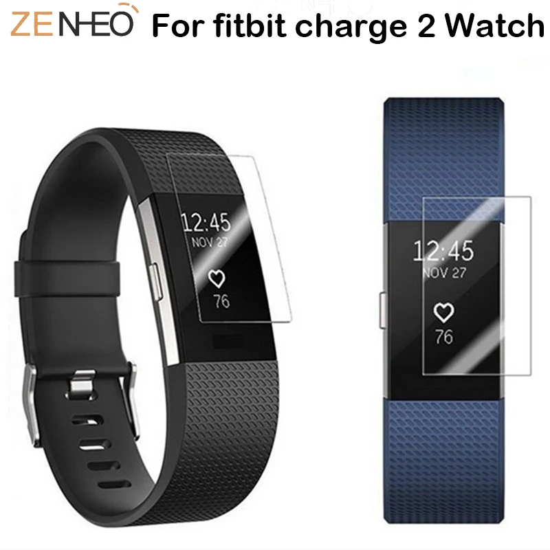 Полное покрытие не закаленное стекло для браслета fitbit charge 2 3 шт./5 шт. смарт часов