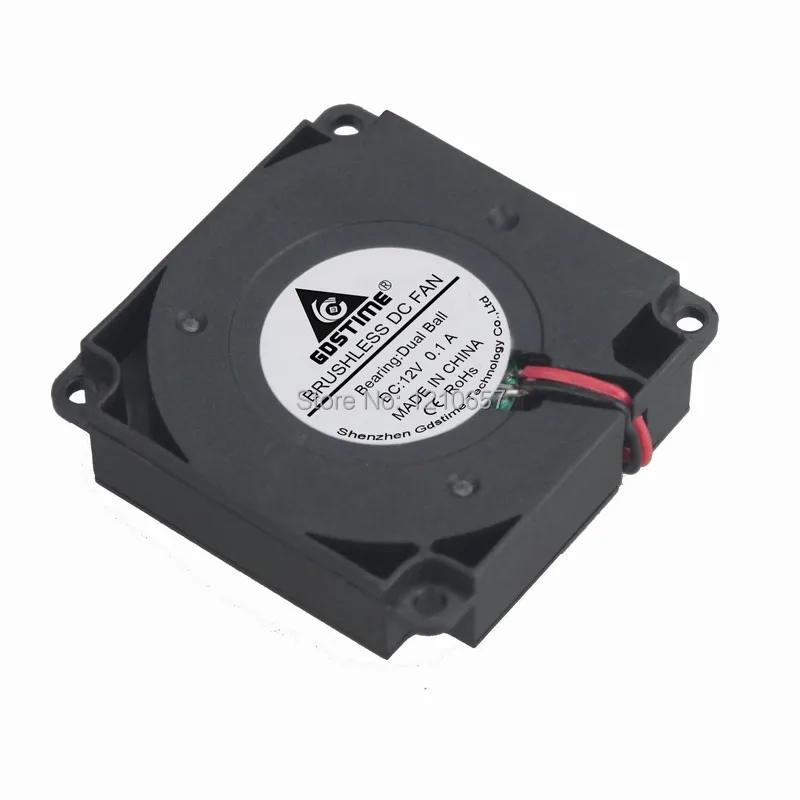2 шт. в партии Gdstime DC 4010B 12В 40 мм x 10 Шаровая турбина Бесщеточный вентилятор