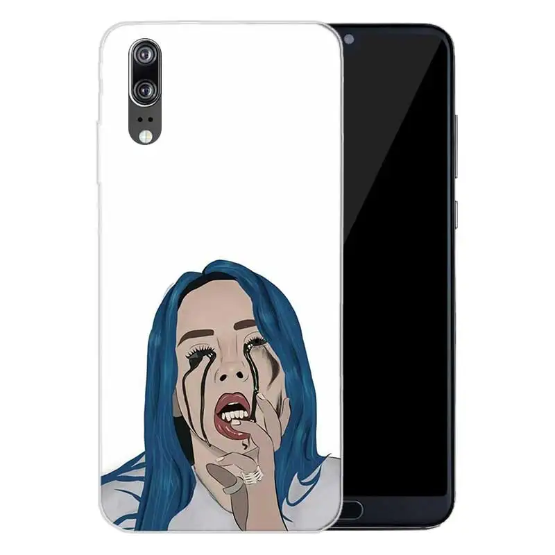 Soft Silicone Phone Back Case For Huawei P20 P30 P8 P9 P10 lite Pro Plus P Smart + TPU Heart Cover Billie Eilish Independent sin |