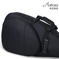 astraea electric guitar bass bag waterproof 600d nylon oxford 10mm extra thick double straps soft case length 105125cm