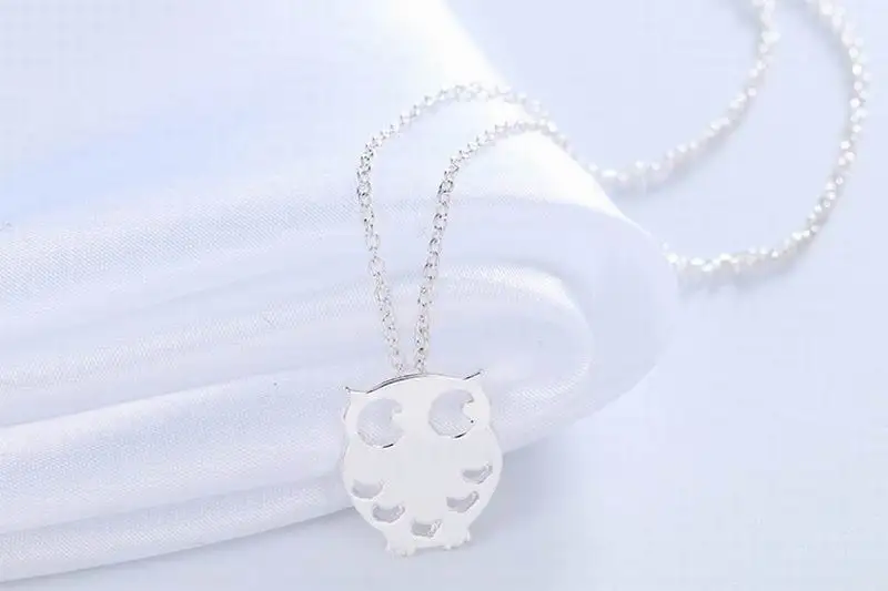 Мода Роскошные длинные цепи Ожерелье Сова Подвески Заявление ювелирные изделия