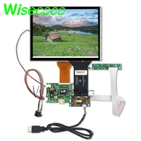 8 inch lcd screen 800x600 capacitive touch panel ttl 50pin board for raspberry pi car dvd projection at080tn52 v 1