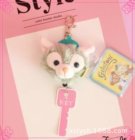 Японская аниме Duffy Bear Gelatoni плюшевая игрушечная кошка брелок Подвеска сумка