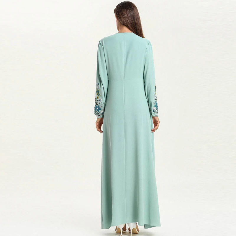 Vestidos Кафтан Дубай абайя Турция Ислам Мусульманский хиджаб платье Абая для женщин