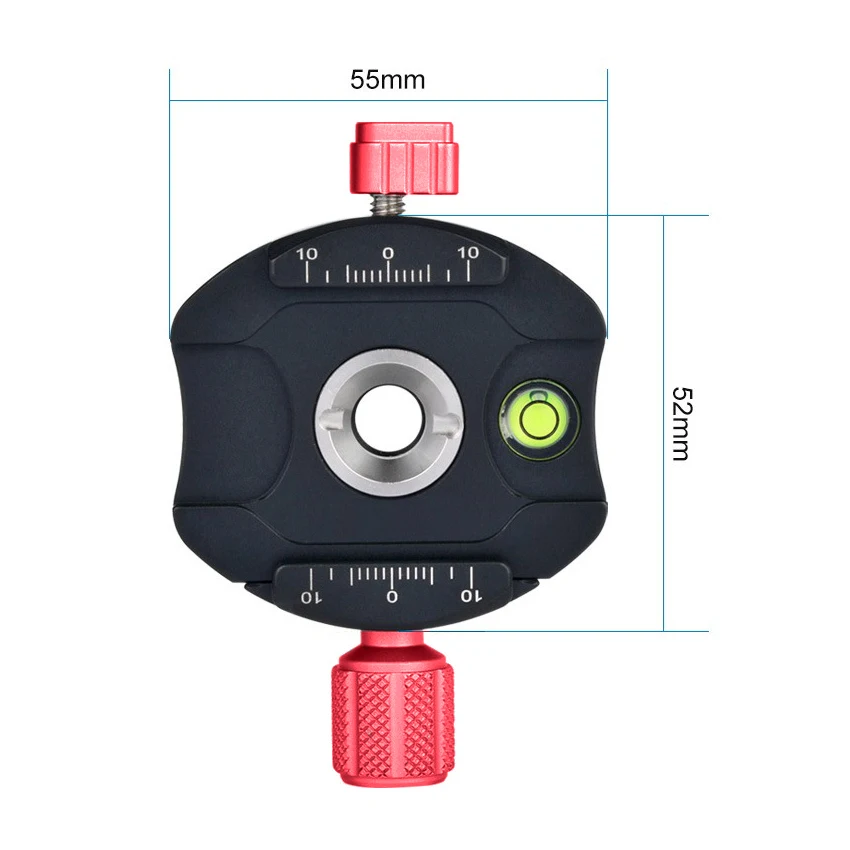 Мини 1/4 &quotQuick Release Plate Mount 360 градусов пейзаж панорамная головка