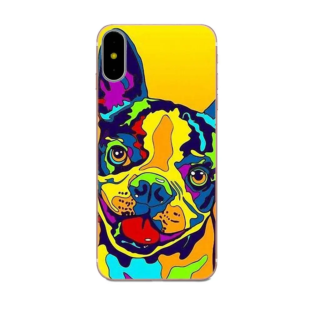 Для Huawei Mate 7 8 9 10 20 P8 P9 P10 P20 P30 Lite Plus Pro 2017 TPU чехол собака Американский бульдог|Чехлы-накладки| |