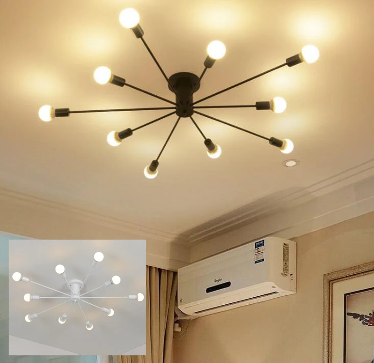 Поверхностного монтажа железная труба потолочная лампа Светодиодная