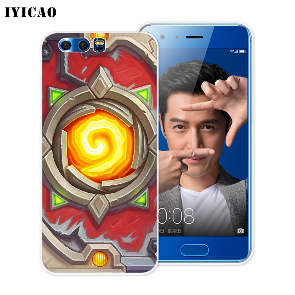 Мягкий силиконовый чехол IYICAO для Huawei Y9 Y7 Y6 Prime 2018 Honor 8C 8X 8 9 10 Lite 7X 7C 6A 7A