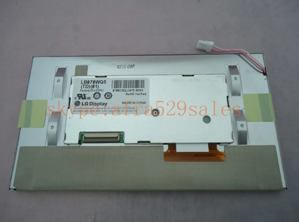 OEM оригинальный 7-дюймовый ЖК-дисплей LB070WQ5-TD01 LB070WQ5 (TD) (01) экран для Opel Vauxhall Buicck Regal
