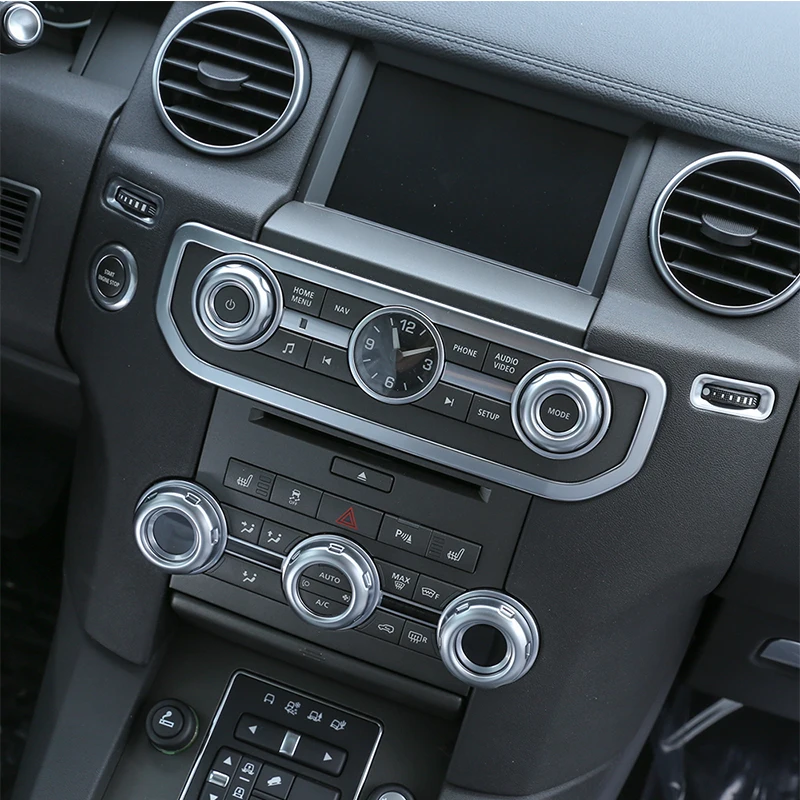 5 шт. для Land Rover Дискавери 4 LR4 Range Rover Sport хром громкость и переключатель для кондиционера отделка автомобиля аксессуары и запчасти